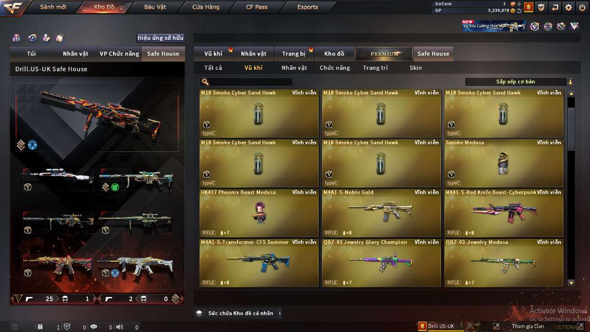 shop acc cf uy tin gia re